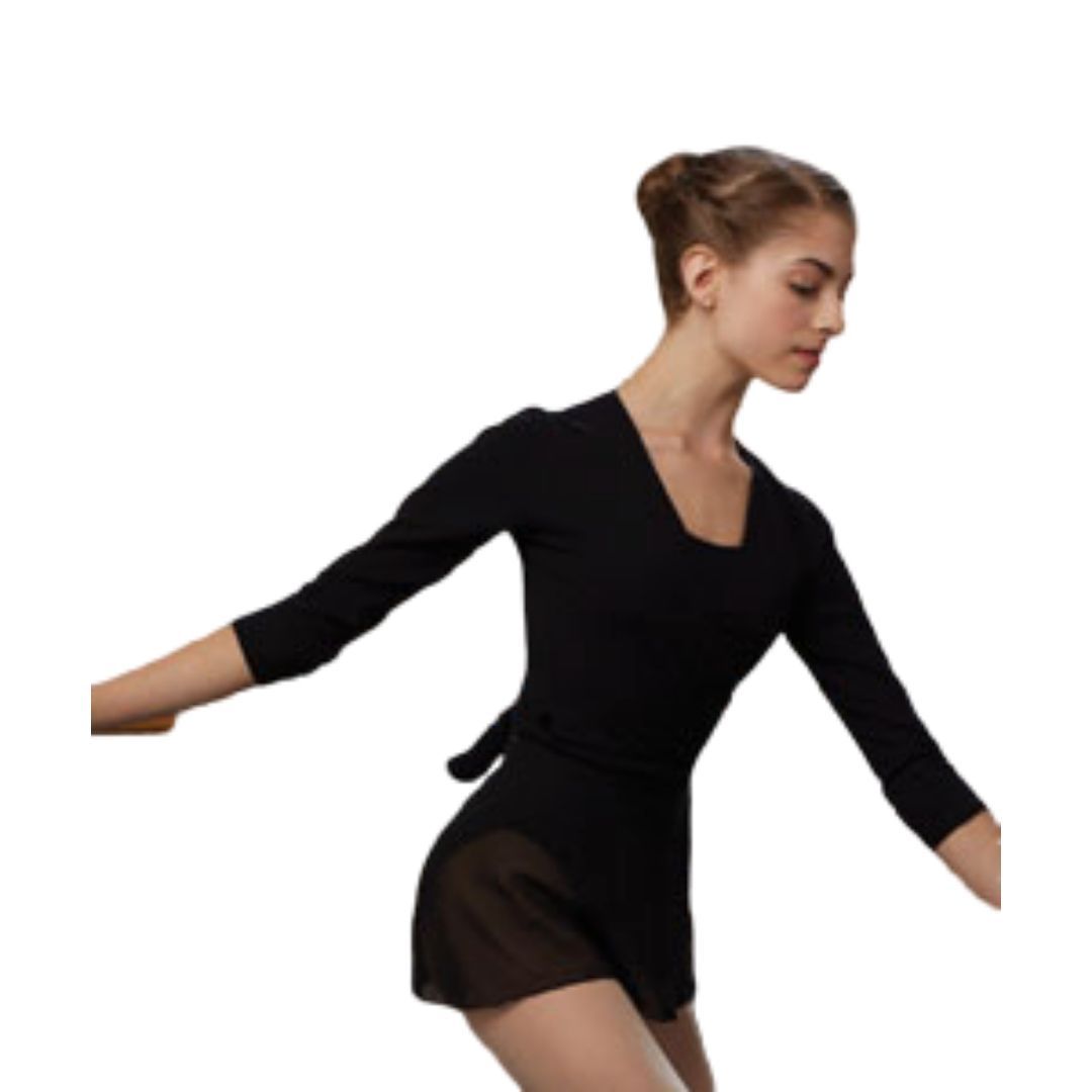 Womens Mesh Striped Short Sleeve Dance Bra Top by So Danca : L1088 So danca  , On Stage Dancewear, Capezio Authorized Dealer.