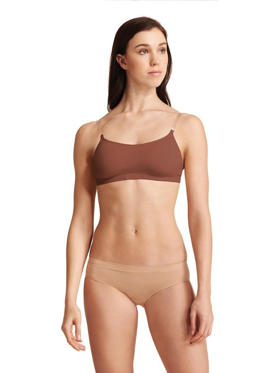 Capezio Deep Neck Clear Back Bra - The Dance Shop of Logan