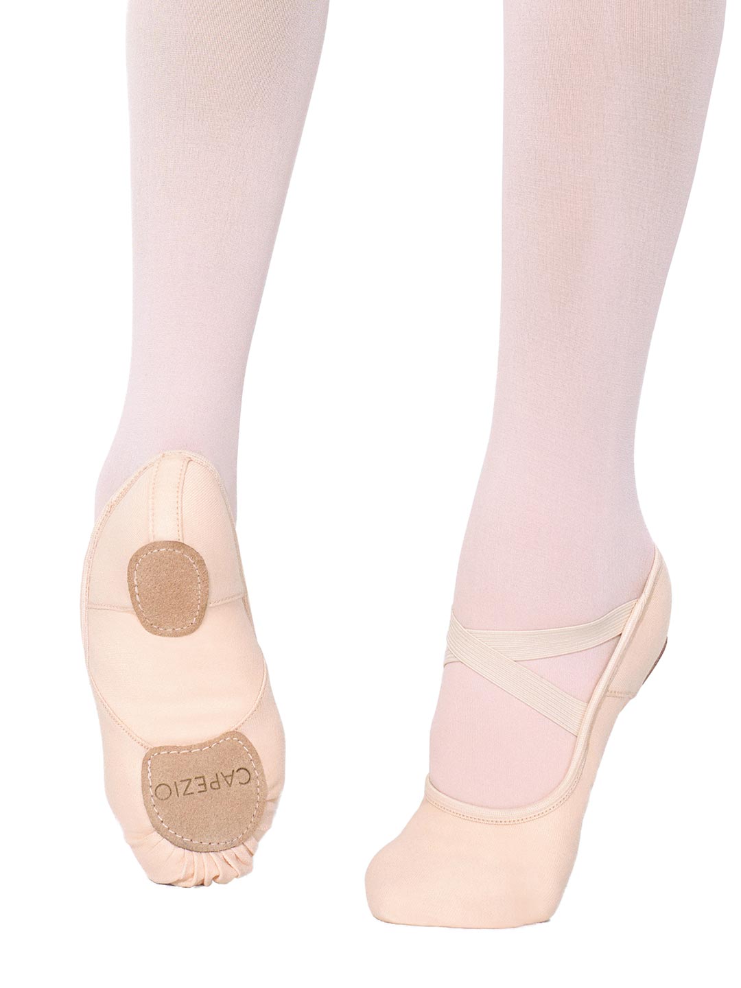 CAPEZIO Ballet Slippers Shoes PINK Big Girl Size 3 M for sale