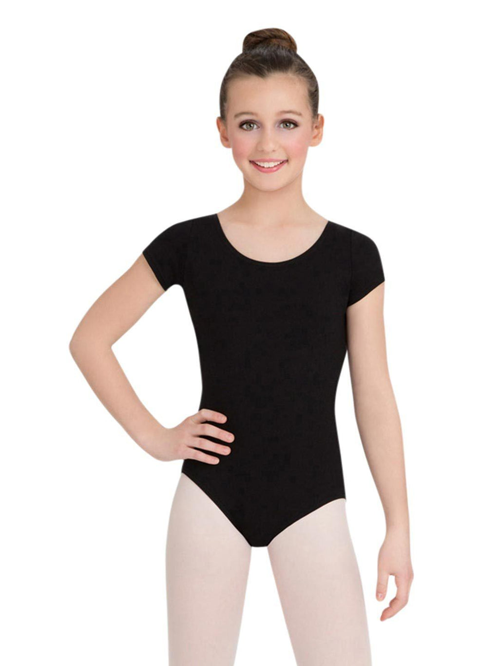 Capezio Girls Short Sleeve Leotard Style Cc400c — Dancewear Corner 