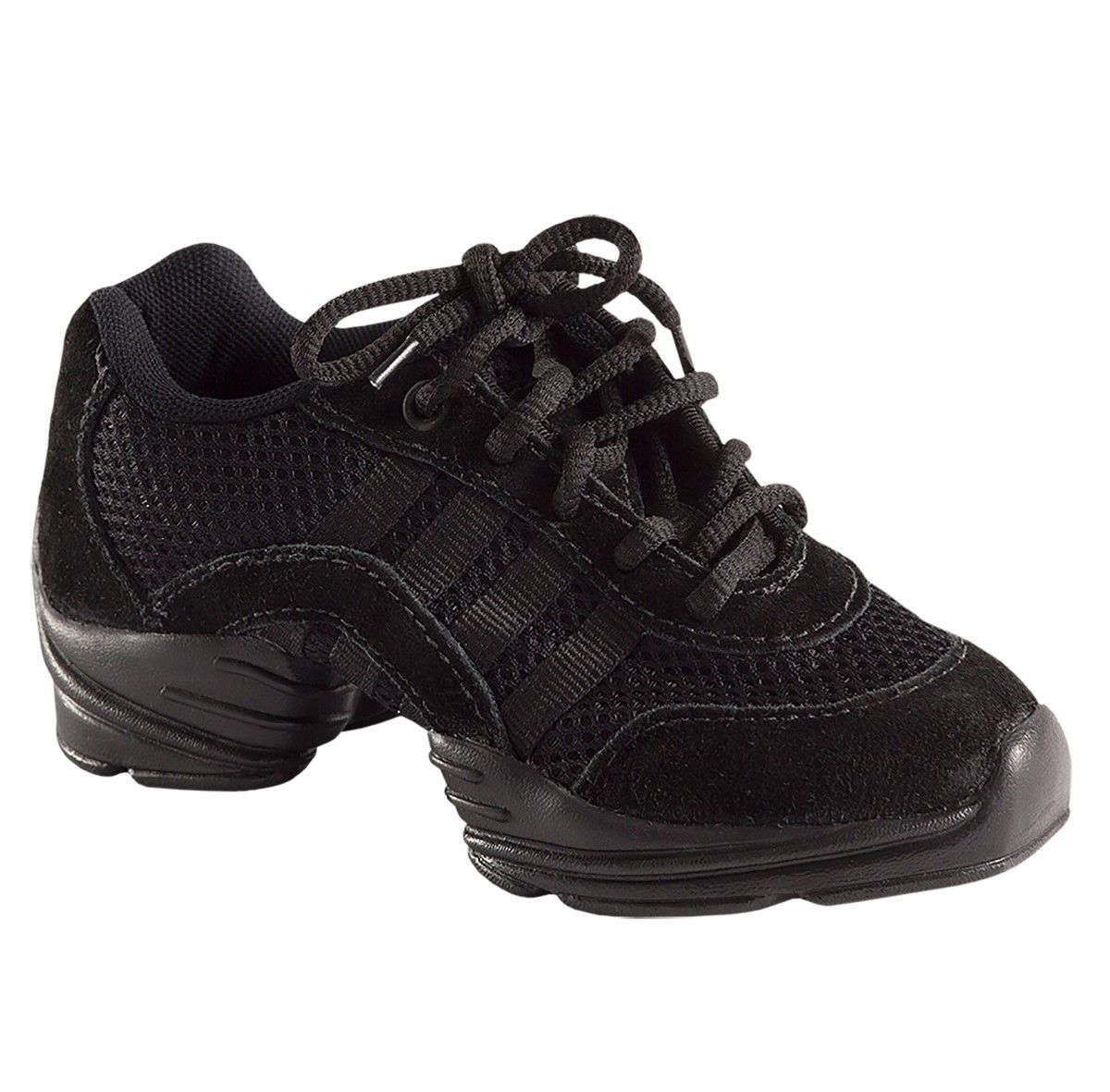 black dance sneakers child