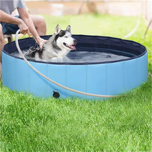Foldable Swimming Pool for Swim & Bath - Paw Retreat