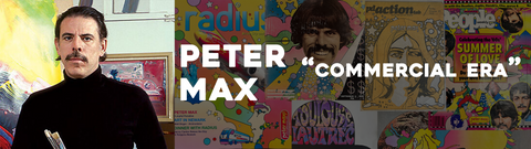 Peter Max "commercial era" banner