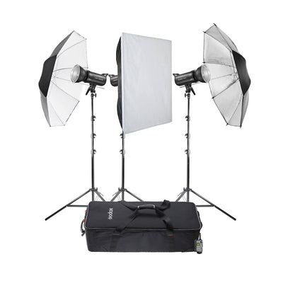 SK300II-V Trio Of Studio Flashes Kit