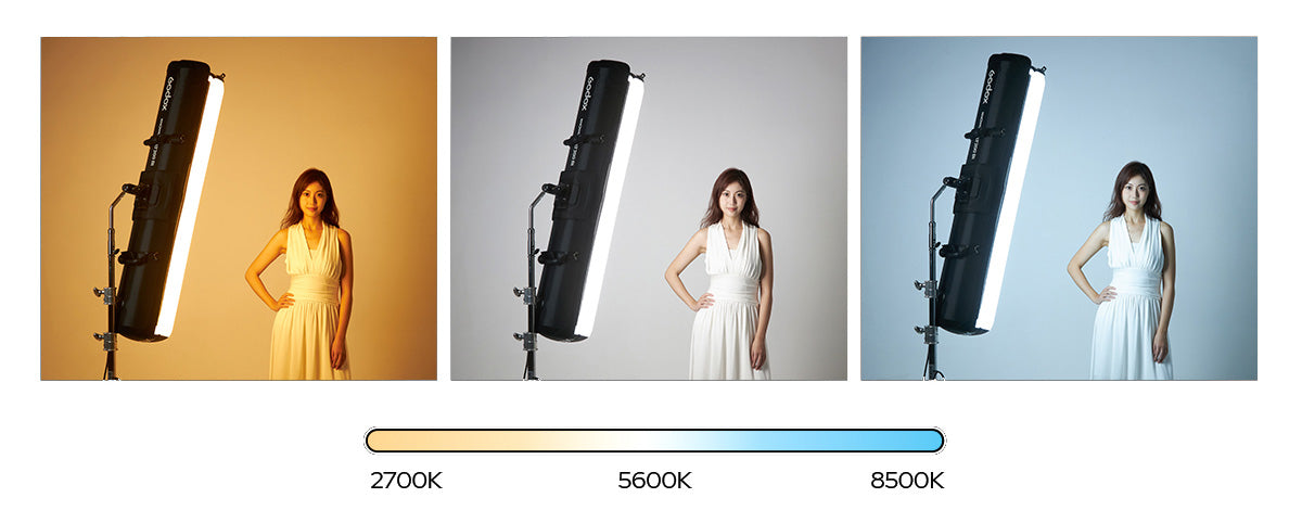 AT200Bi Features Variable Colour Temperatures