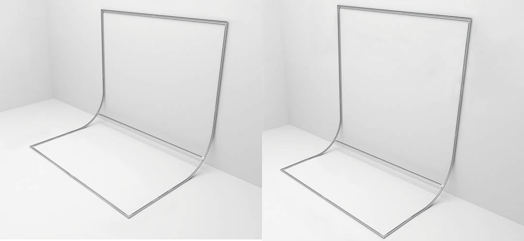 EasiFrame Curved  Cyclorama Background Frame Height Options