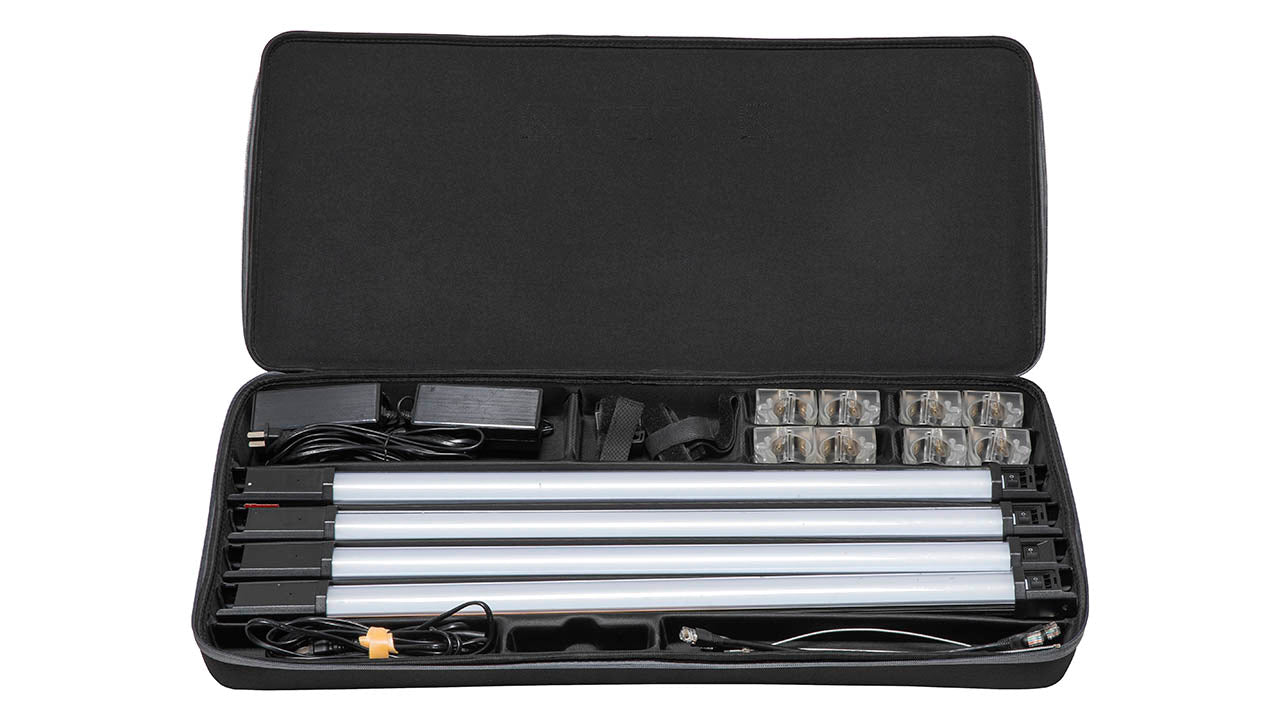 Godox CB-40 Standard Carry Case for TL60-K4 Four Ligth RGB Kit Internal view with equipment inside)