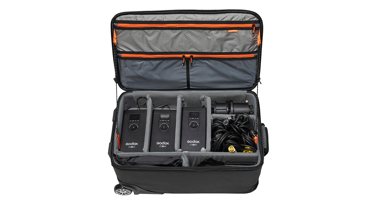 Godox CB-51 CB51 Studio Lighting Kit Roller Case By PixaPro