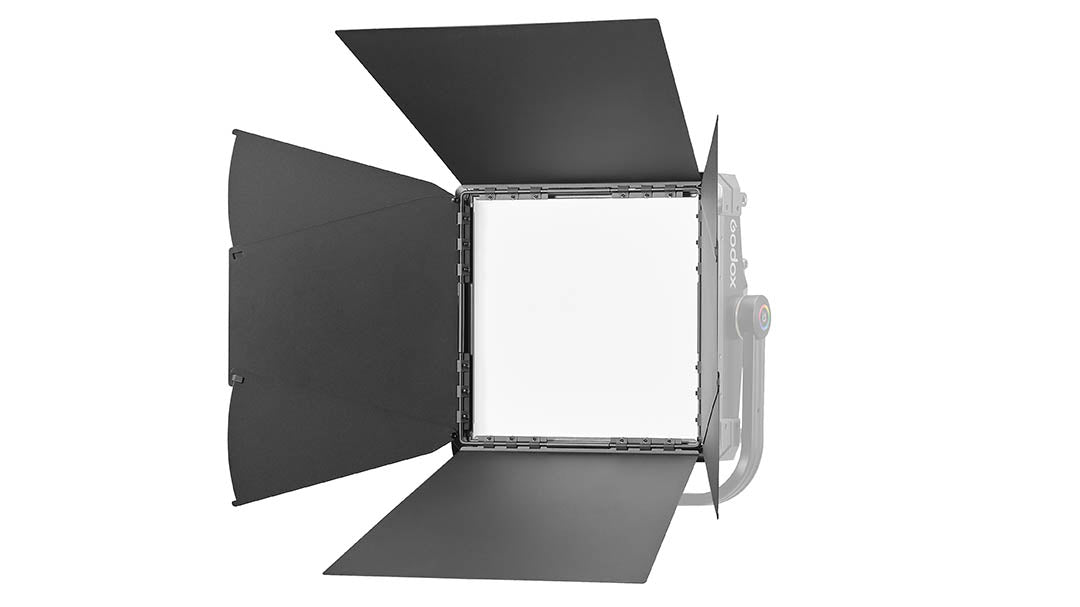 Godox P300RB4 1'x1' Barn Doors for KNOWLED P-Series