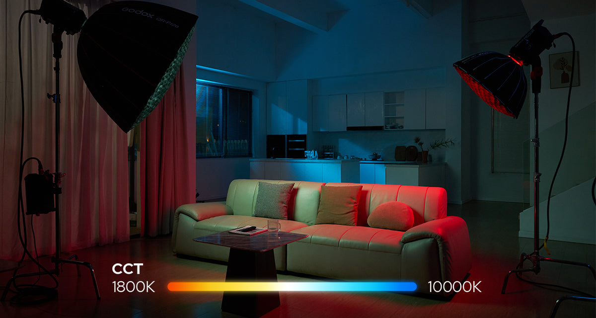 GODOX M600R Colour Temperature Range