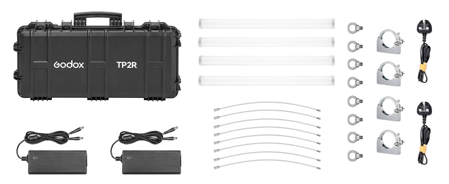 GODOX KNOWLED TP2R Pixel Tube K4 Kit box Content