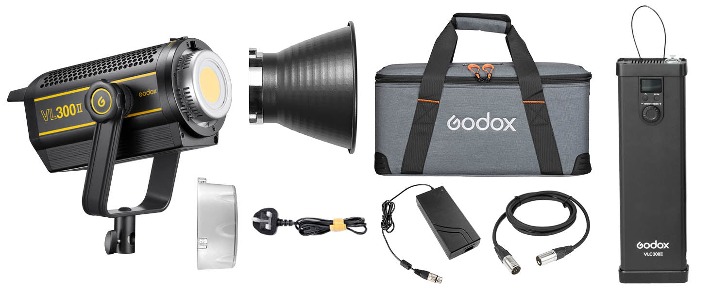 GODOX VL300II Daylight LED Light Box Content