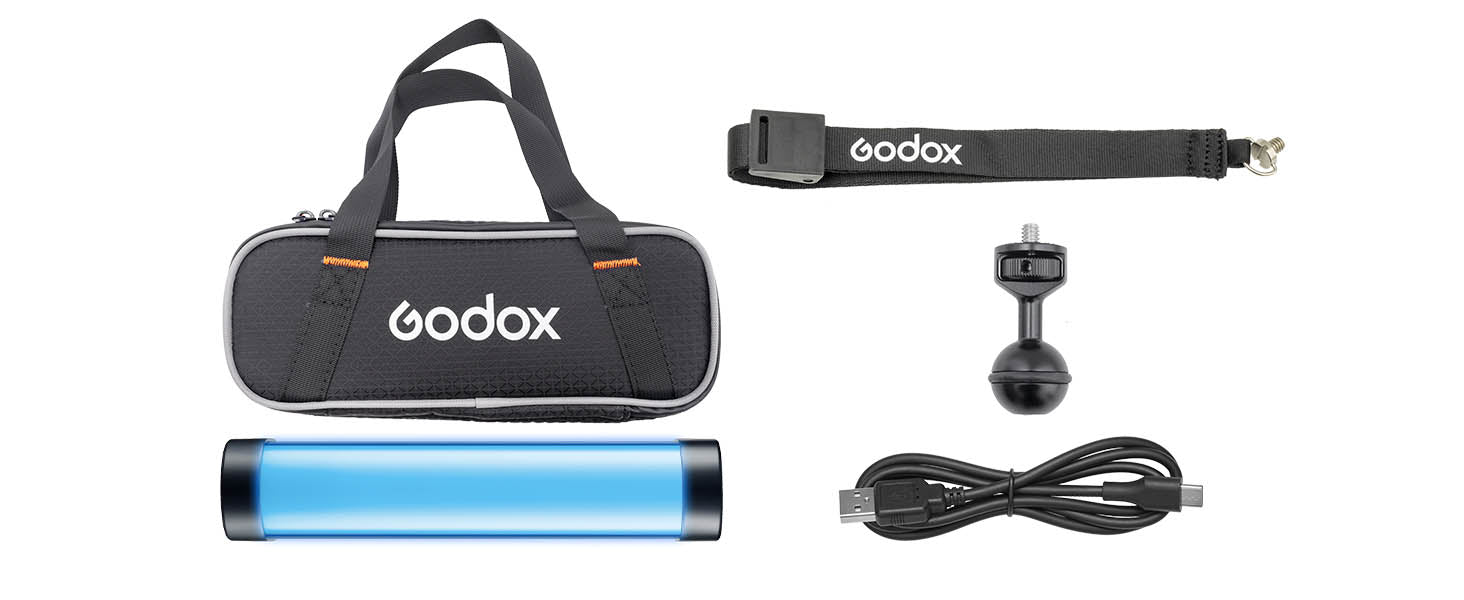 GODOX WT25R Daylight LED Dive Light Box Content