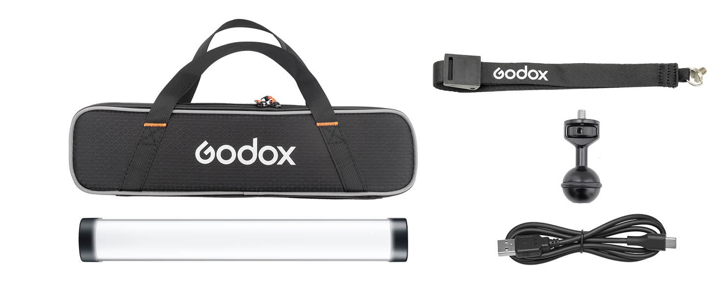 GODOX WT40D Daylight LED Dive Light Box Content