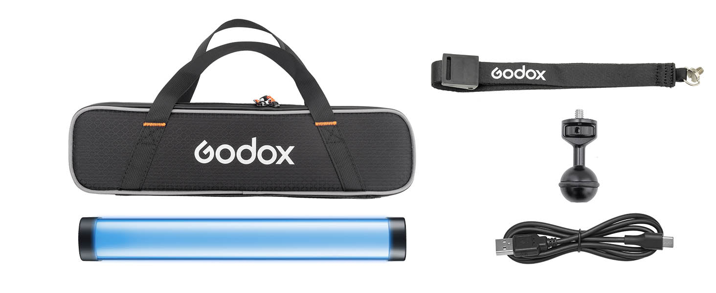 GODOX WT40D Daylight LED Dive Light Box Content