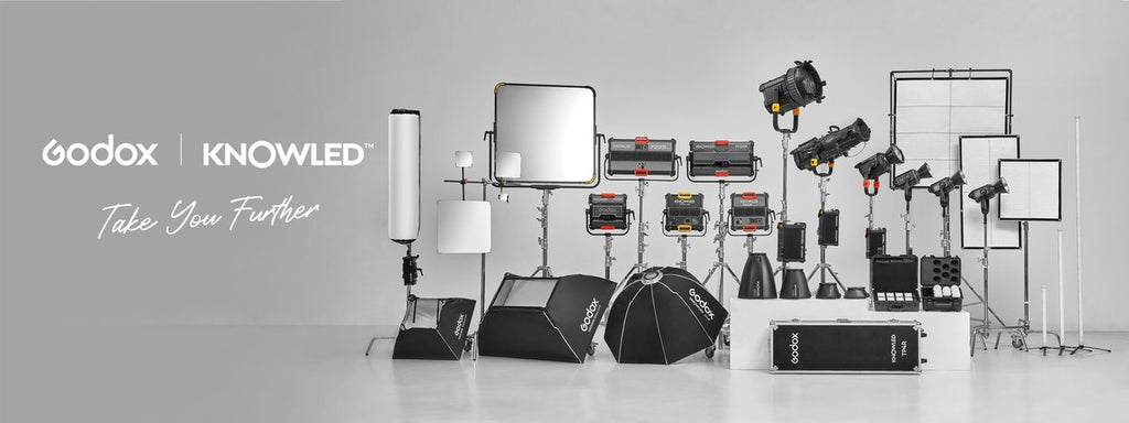 Godox KNOWLED Full-Range of Lighting Euquipment are sold at EssentialPhoto & Video