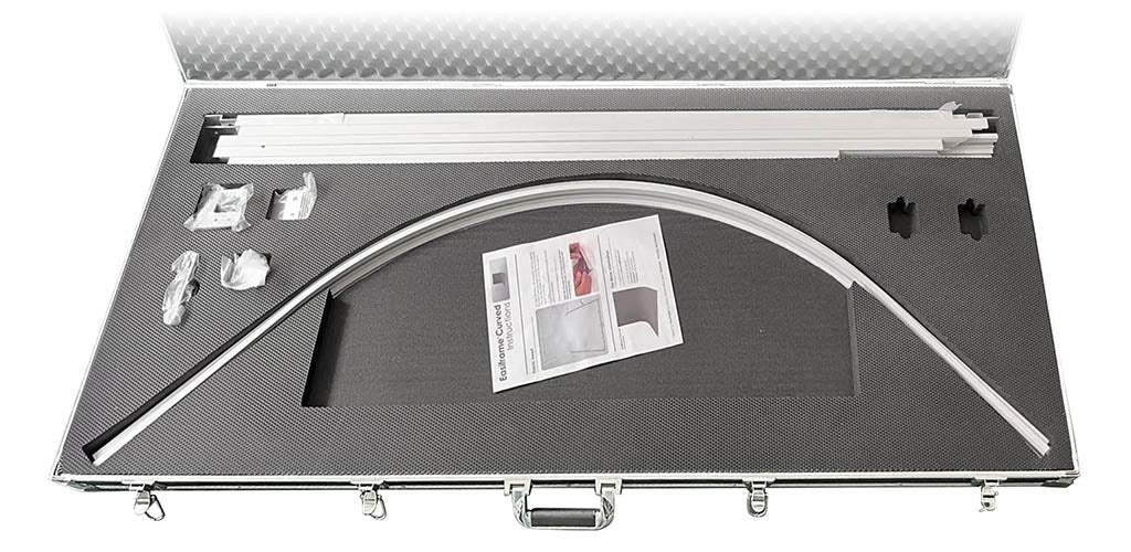 Easiframe Curved Premium carry Case's Pre-Cut Foam Lining