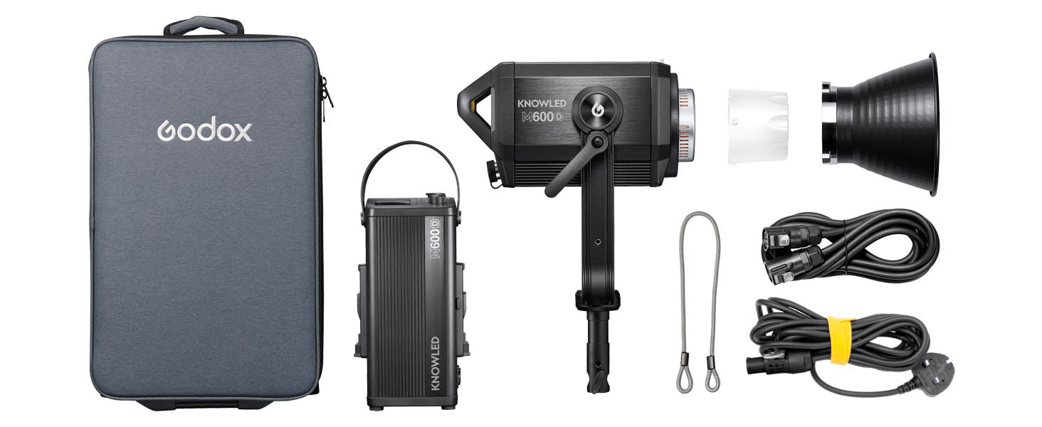 Godox KNOWLED M600D Box Content