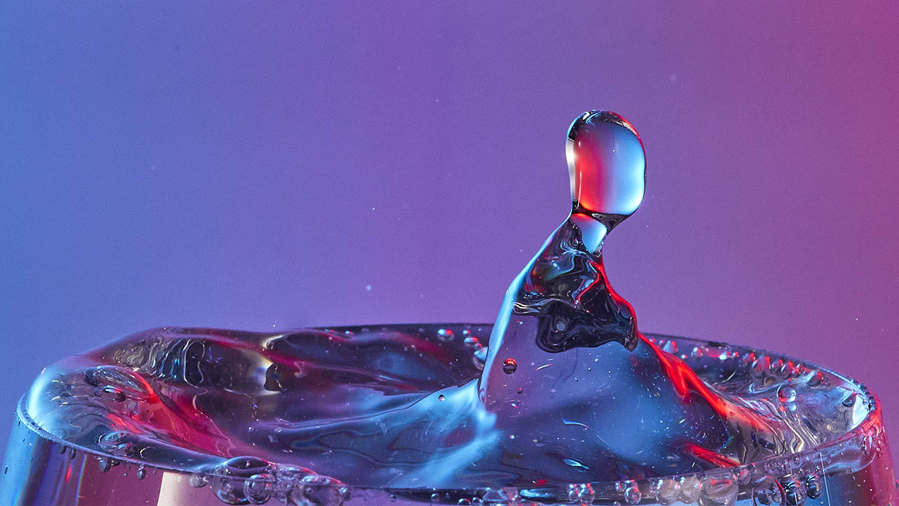 Water Drop to show that the LD75R is suitable for use at high framerates