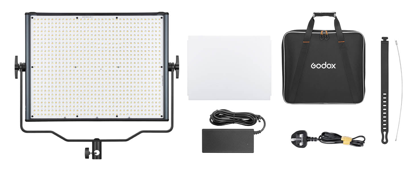 GODOX LDX100Bi Bi-Colour LED Light Panel Box Content