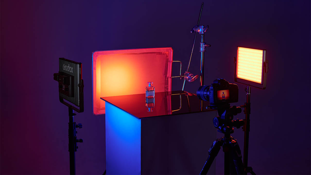 Godox LDX50R used to illuminate a product photo subject