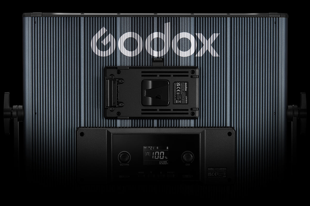 Godox LDX100Bi's V-Lock Battery Port