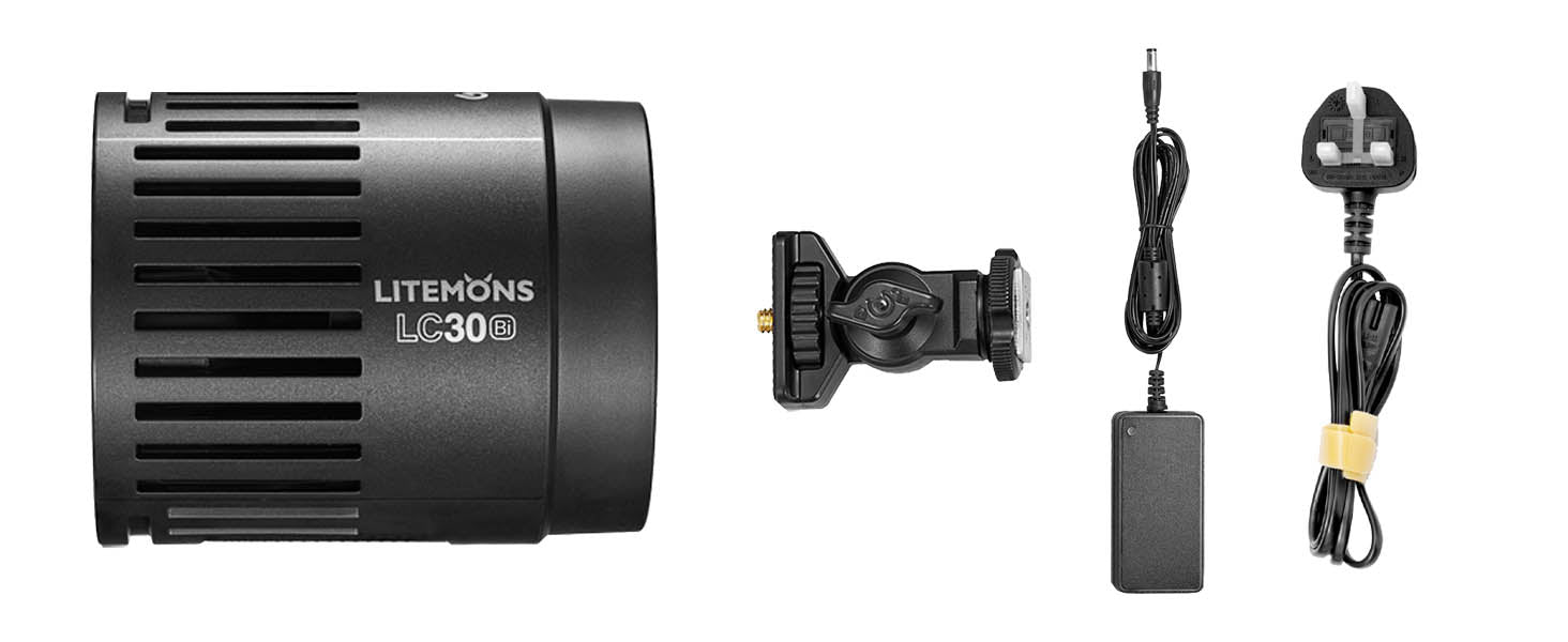 GODOX LITEMONS LC30Bi BOX CONTENT