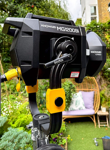 GODOX KNOWLED MG1200Bi being used outdoors - Image by Ryan Priestnall