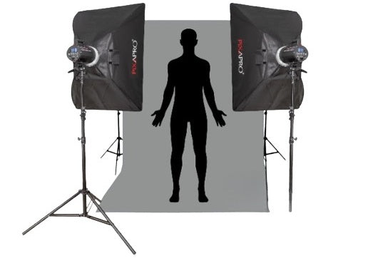 PixaPro Lumi400II flash kit for dermatology photo shoots