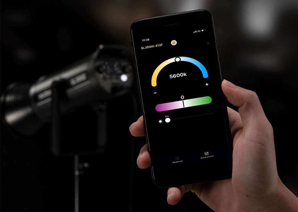The SL300III is now compatible with the GODOX Light App