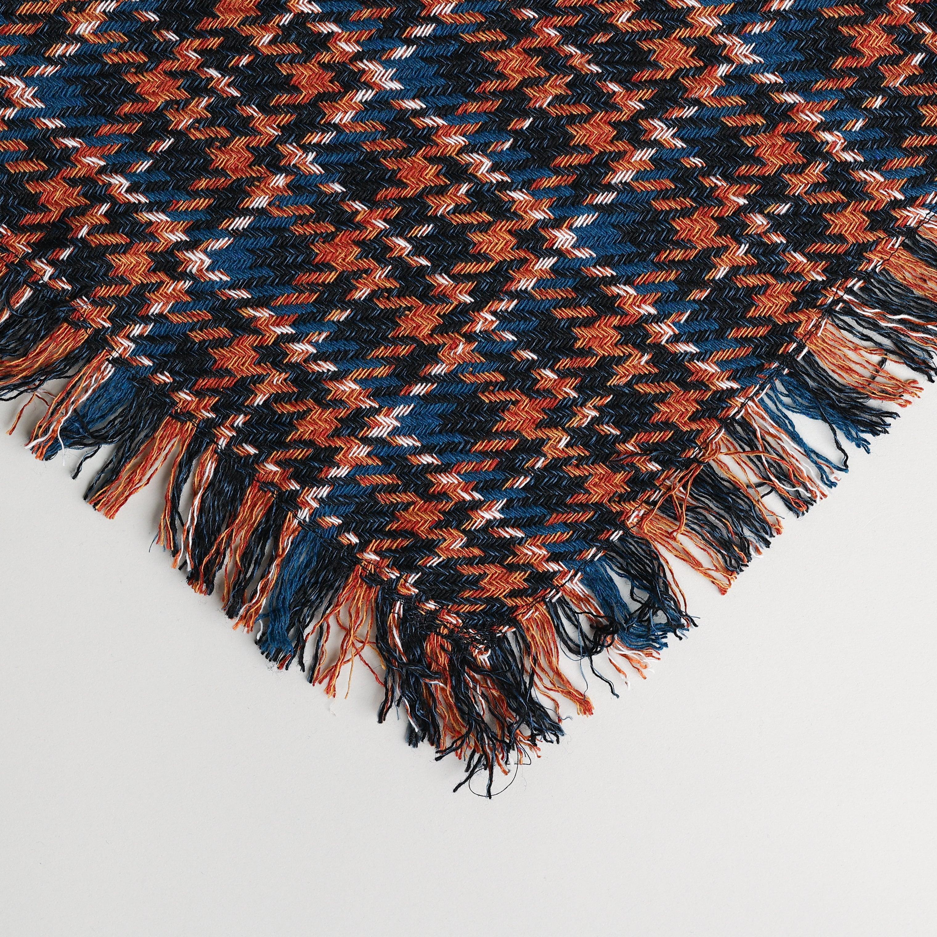 multicolor plaid throw