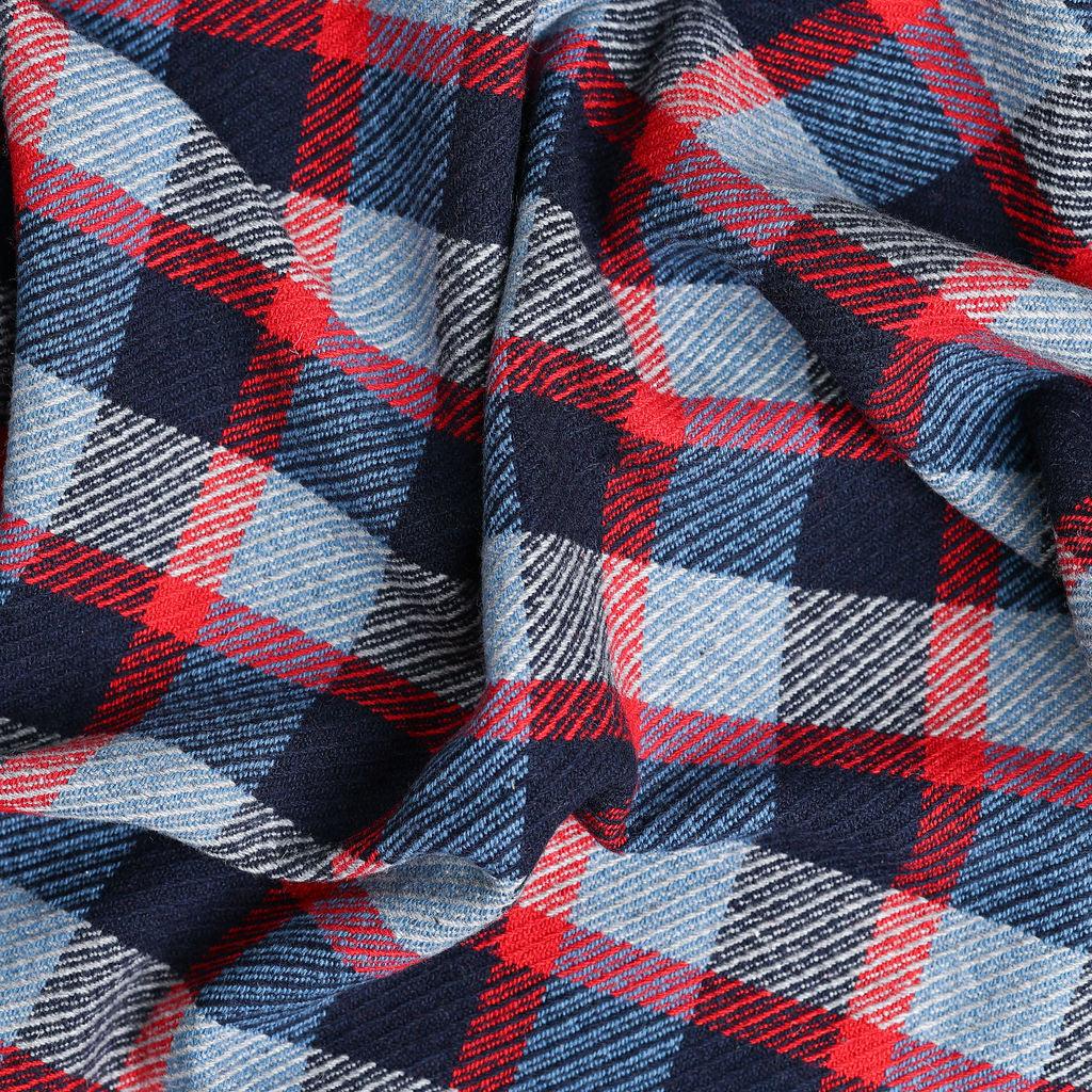 woolen plaid throw blanket