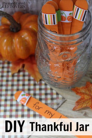 DIY Thankful Jar for Kids