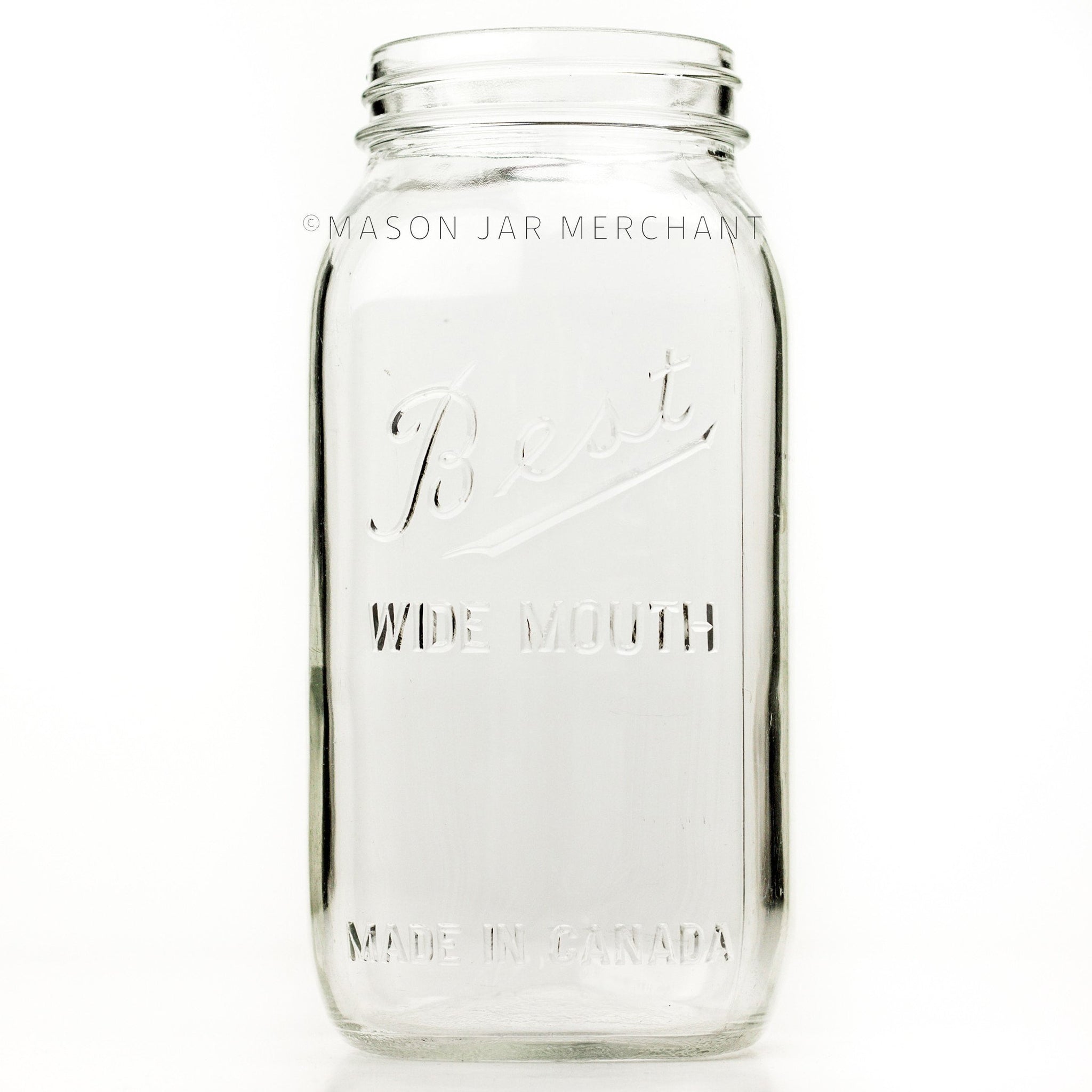 Wide Mouth' (Square) Half Gallon - Mason Jar Merchant