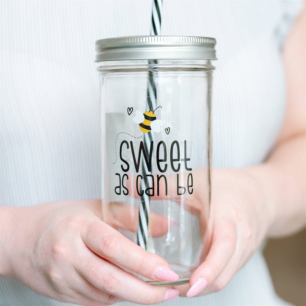 Not a Hugger Mason Jar Tumbler