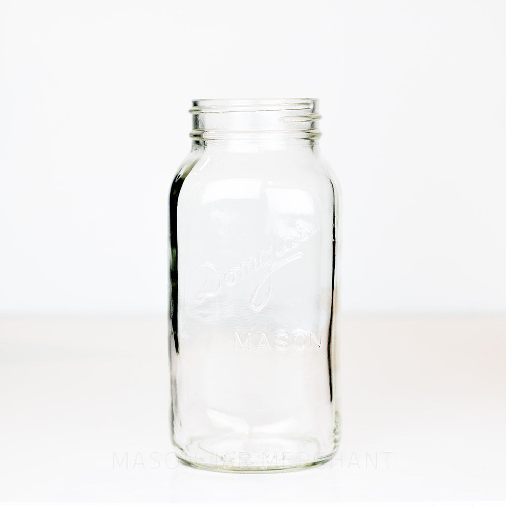 Mason Jar - Quart Size - Wet & Dry Goods Reusable Large Glass Container –  Ks Got You Covered