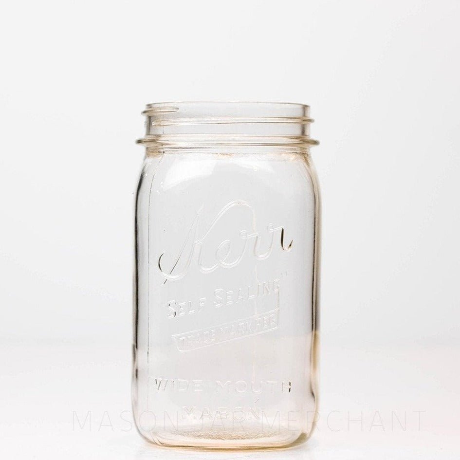 Mason Jar - Quart Size - Wet & Dry Goods Reusable Large Glass Container –  Ks Got You Covered