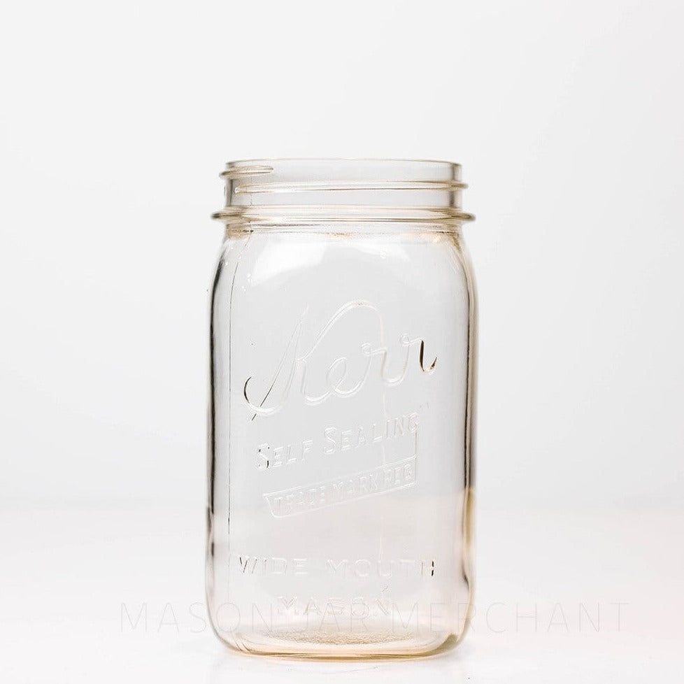 Mason Jar - Quart Size - Wet & Dry Goods Reusable Large Glass Container –  Ks Got You Covered