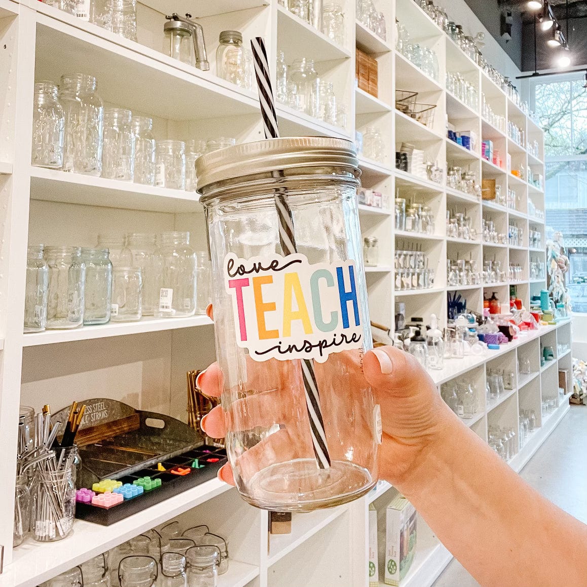 Reusable Plastic Straws - Mason Jar Merchant