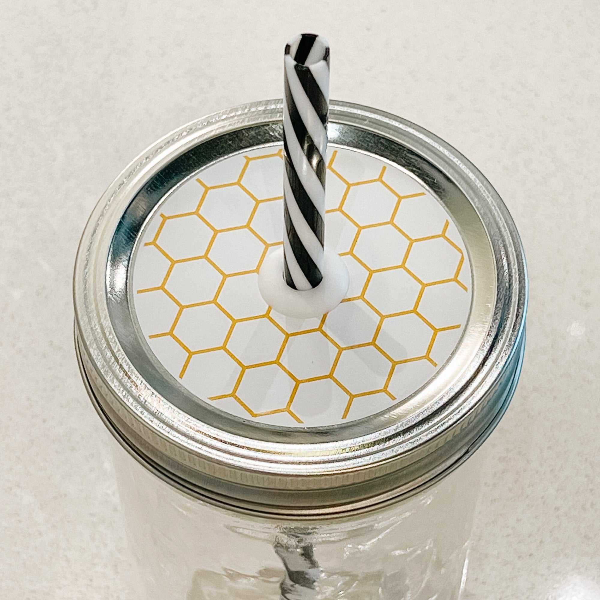 Bamboo Lid with Straw and Mason Jar — Matchbox Kitchen