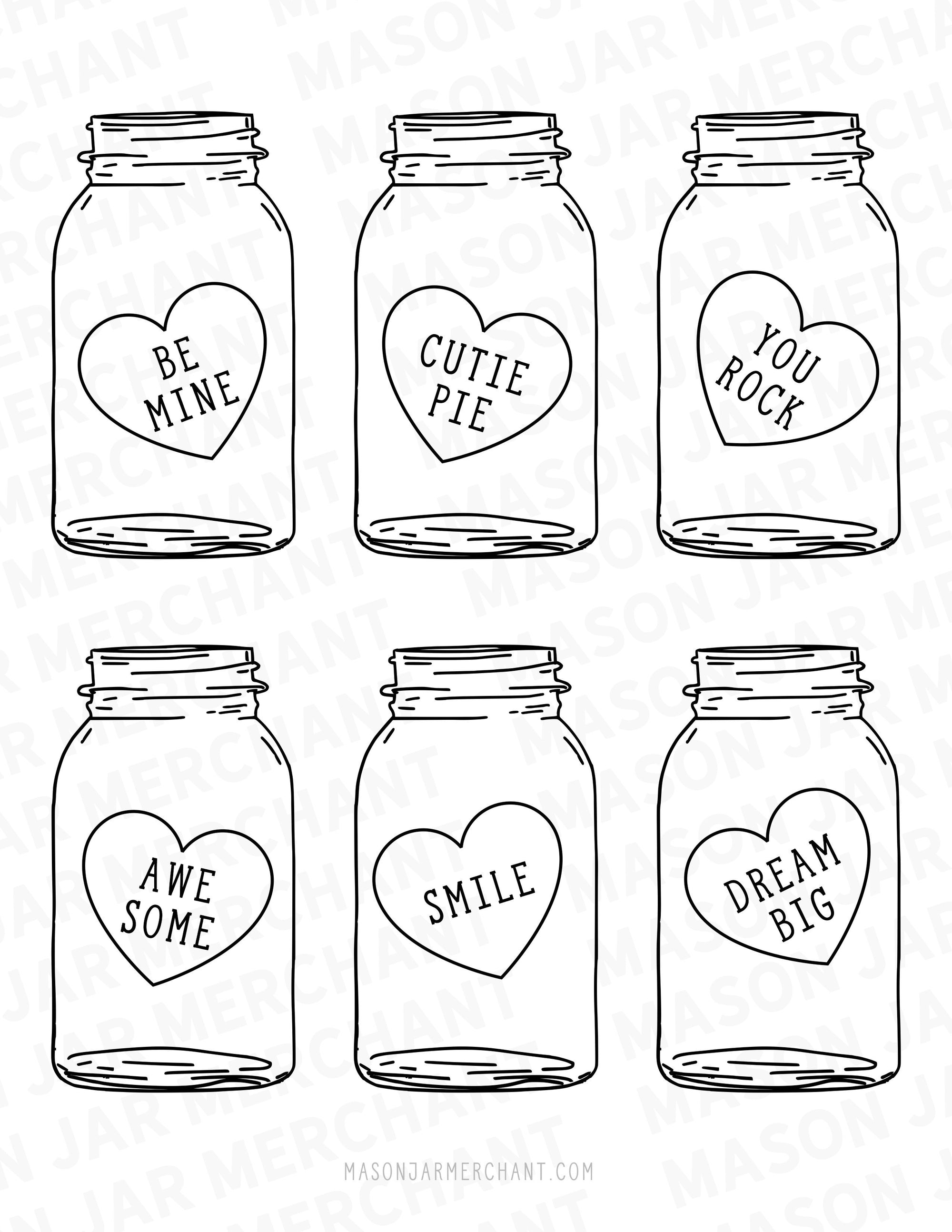 mason jar clipart