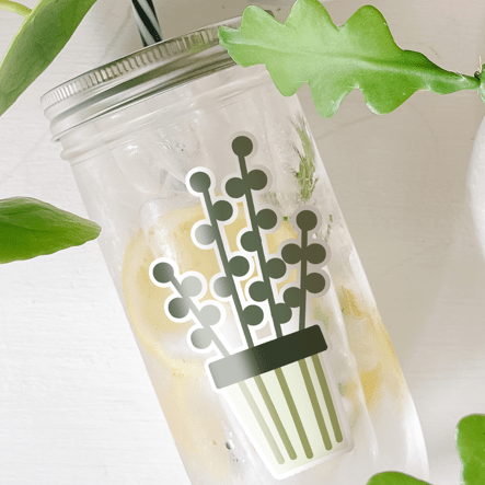 May All Your Weeds Be Wildflowers Mason Jar Tumbler - Mason Jar