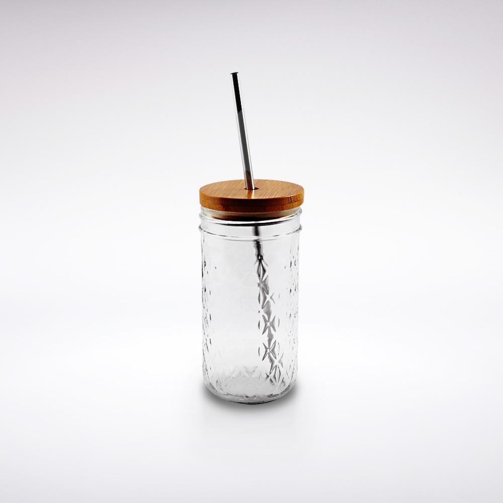 TANGLONG Mason Jar with Lid and Straw,24 oz Mason Jar Cups Set of 8,Glass Cups with Lids and Straws,Mason Jars with Handle,Mason Jar Drinking Glasses