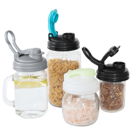 reCAP® Mason Jar Soap Dispenser Lid & Pump Cap, Regular Mouth