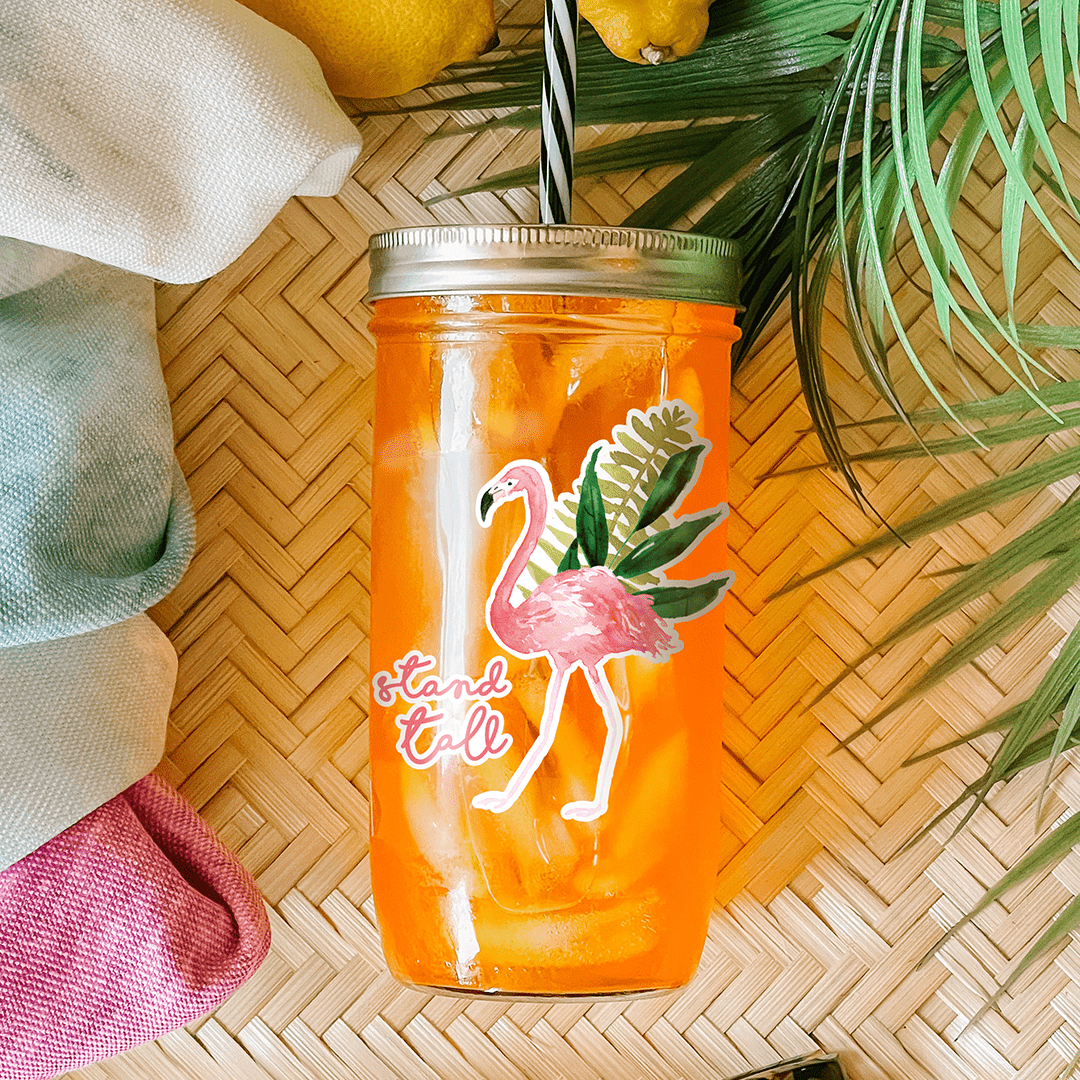 TropiCool and Sweet! Mason Jar Tumbler - Mason Jar Merchant