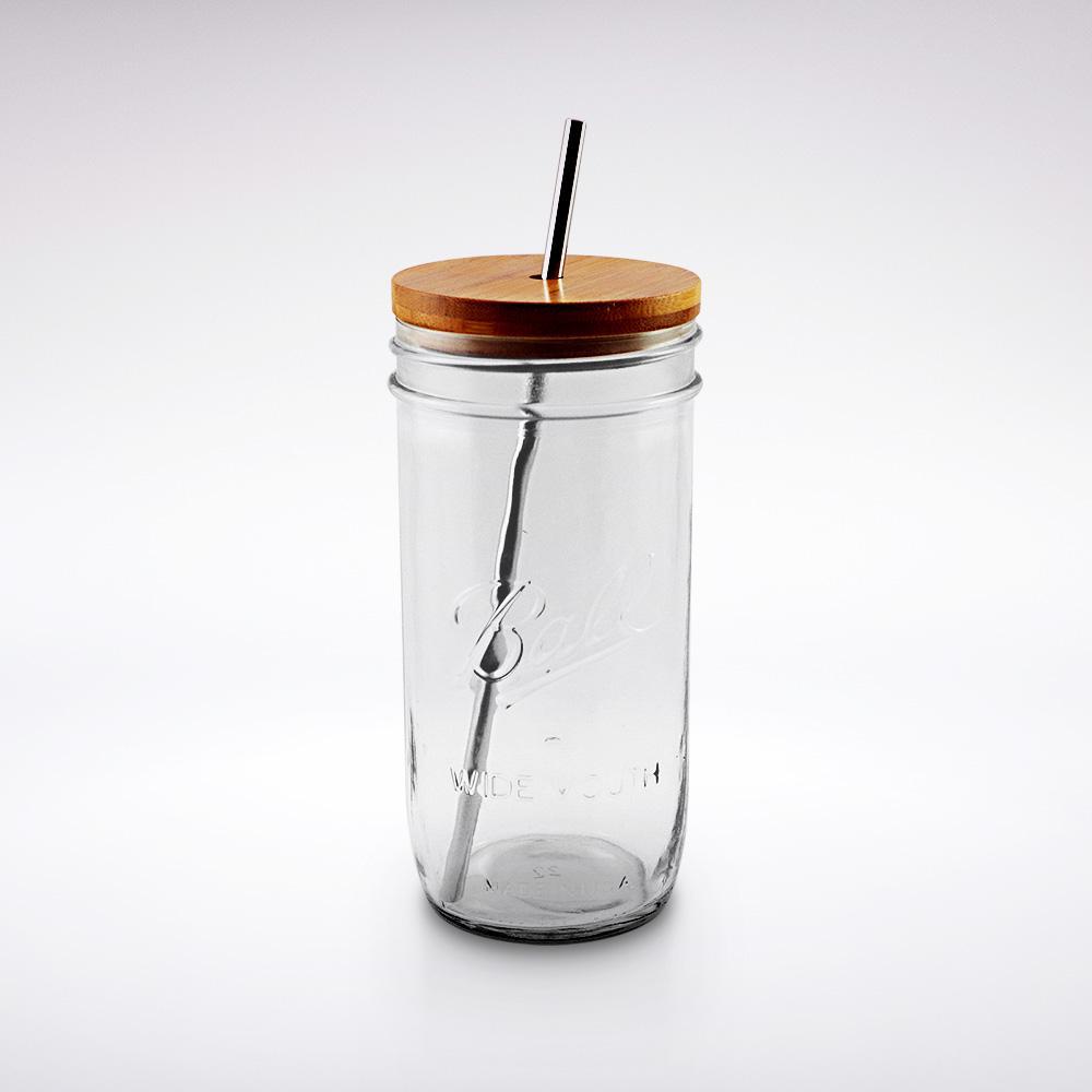 Improved Gem Gem Mouth Inset Glass Lid - Mason Jar Merchant