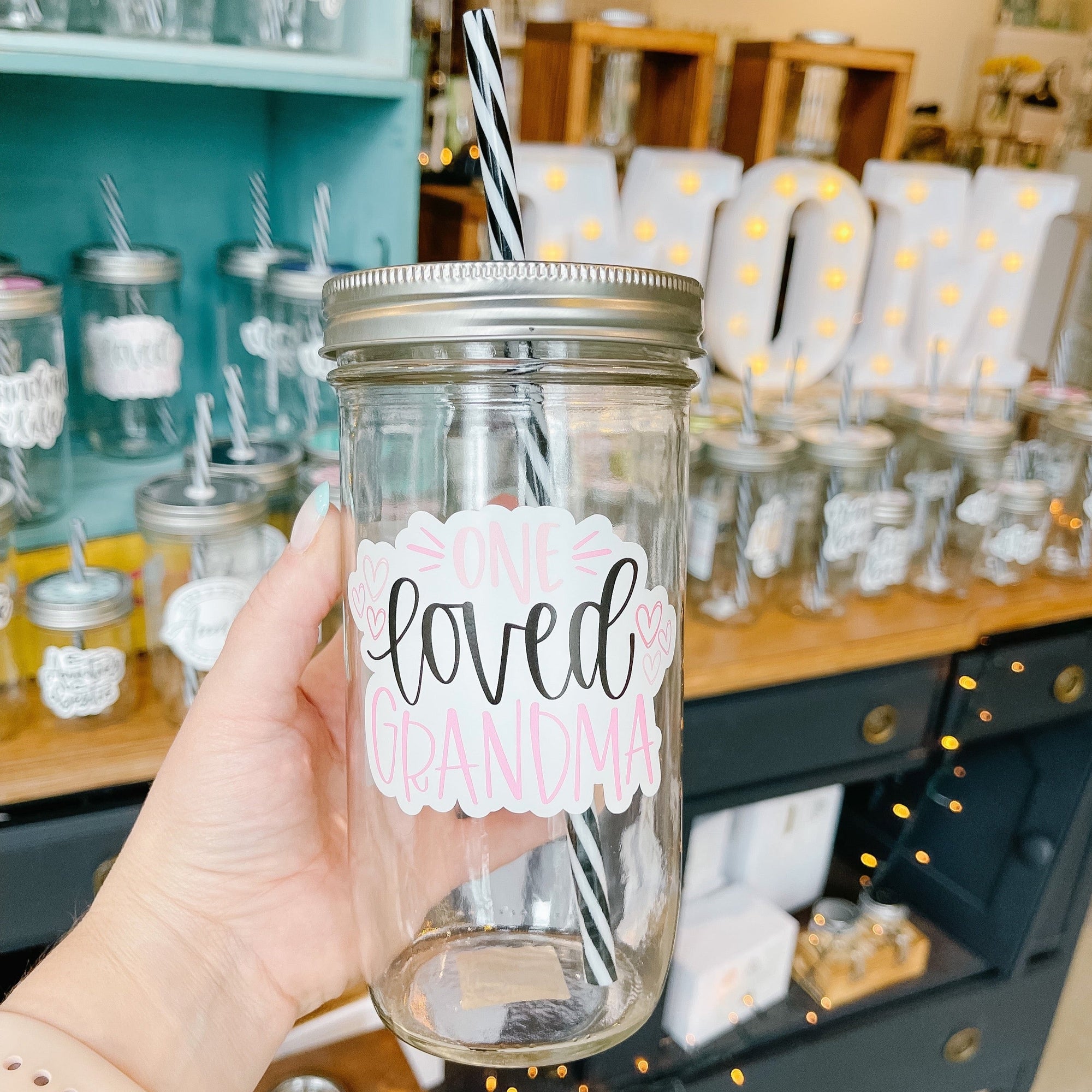 Grandma Life Mason Jar Cup – thebraggjar