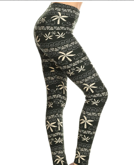 Truly Madly Deeply Llama Paisley Legging