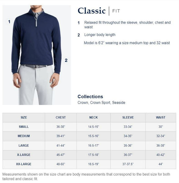 Size Charts – Golf Styles