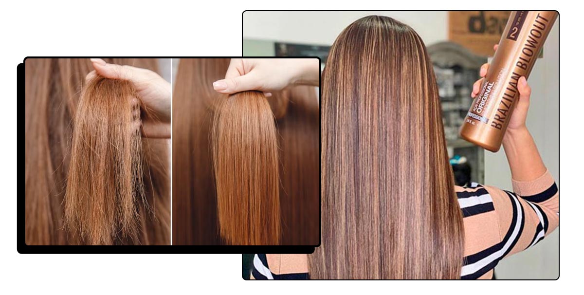 brazillian blowout before and after